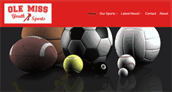 Desktop Screenshot of olemissyouthsports.com